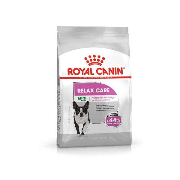 Mini Relax Care Корм сухой полнорационный для взрослых и стареющих собак мелких размеров подверженных стрессу
