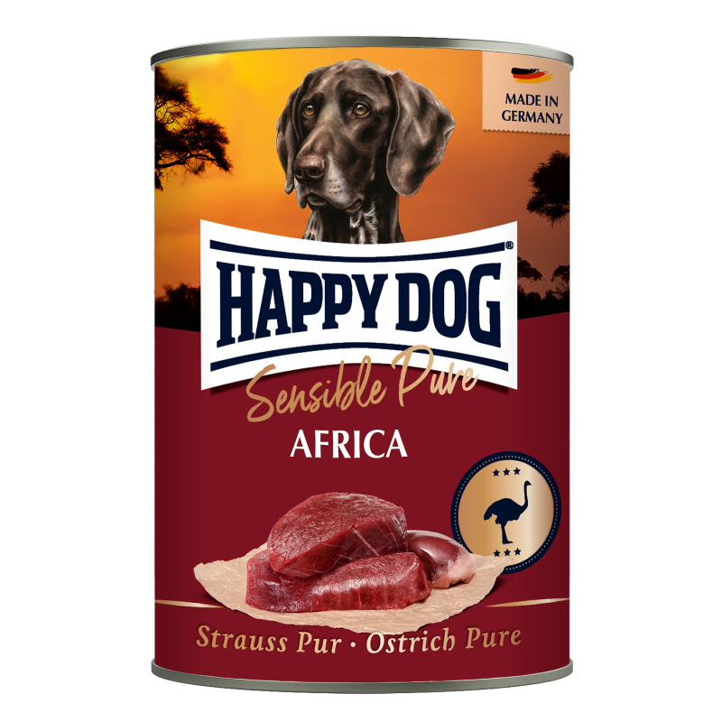 Happy Dog Sensible Pure Africa Консерва для собак (страус), 400г