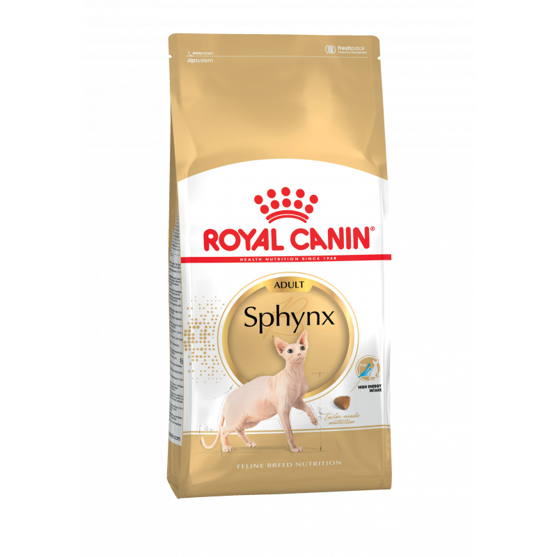 Royal Canin Sphynx Adult Корм сухой сбалансированный для кошек породы Сфинкс от 12 месяцев