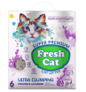 Fresh Cat Наполнитель для кошачьих туалетов, комкующийся (аромат лаванда), 6л