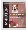 Мираторг Extra Meat сухой корм  для собак взрослых средних пород старше 1 года, с говядиной Black Angus,2,6кг