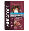 Мираторг Pro Meat Корм консервированный для собак мелких пород, для здорового пищеварения (телятина), 85г