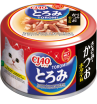 INABA ЧАО ТОРОМИ консерва для кошек куриное филе, тунец Кацуо, гребешки 80гр