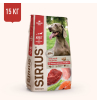 SIRIUS сухой корм для собак, мясной рацион 15кг