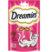 Лакомство Dreamies для взрослых кошек с добавлением говядины, 60г