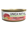 Корм Unica Natura д/кошек тунец с лососем 70г