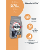 AlphaPet WOW сухой корм для стерилизованных кошек,с индейкой и потрошками, 0,75кг