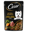 Cesar Goodness консервированный для взрослых собак всех пород,Индейка с зеленым горошком и морковью, 80г