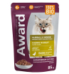 Award Cat Hairball & Indoor для выведения шерсти у взрослых домашних кошек (Утка в соусе)