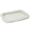 Лежанка MidWest Pet Bed для собак и кошек флисовая, белая, 77х52 см