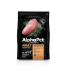 AlphaPet сухой корм  для взрослых собак мелких пород, с индейкой и рисом,1,5кг