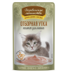Деревенские Лакомства.Домашние обеды влажный корм для котят паштет (утка) 70гр