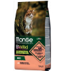 Monge Cat BWild GRAIN FREE сухой корм  для кошек, из лосося, беззерновой,1,5кг