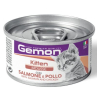 Gemon Cat Mousse KITTEN salmon/chicken  для котят мусс с лососем и курицей , 85г