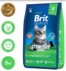 Brit Premium Корм сухой для стерилизованных кошек (курица), 8кг
