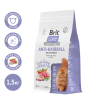 Brit Care Anti-Hairball Корм Для кошек для выведения шерсти (белая рыба, индейка), 1,5кг