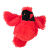 Игрушка Mr.Kranch для кошек Птичка плюшевая с кошачьей мятой красная 8см