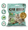 Cat Step Tofu Green Tea Наполнитель комкующийся растительный для кошачьих туалетов, 12л