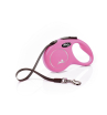 Flexi рулетка new classic S ременная 5м розовая