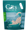 Наполнитель Cat's choice растительный комкующийся 6л (2,5кг) без аромата