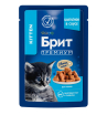 Brit Premium Корм консервированный для котят (цыпленок в соусе), 85г