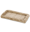 Лежанка MidWest Deluxe Wave Bed для собак и кошек мехова, цвет песочный, 56х44,5х6,5 см