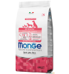 Monge Dog Monoprotein Puppy&Junior сухой корм для щенков всех пород с говядиной и рисом 2,5 кг
