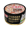 INABA ЧАО консерва для кошек куриное филе с сурими 85гр
