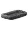 Лежанка MidWest Pet Bed для собак и кошек меховая 55х33 см, серая