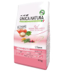 Unica Natura Корм сухой для собак средних, крупных и гигантских пород (семга, рис и горох), 2,5кг