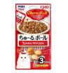 INABA CIAO ЧУРУ БОЛ Лакомство-топпинг для кошек тунец Магуро (3*10г) Упаковка