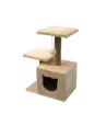 Alpha Домик когтеточка с двумя платформами для кошек, 65см