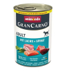Gran Carno Adult консервы для собак с лососем и шпинатом 400гр