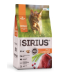 SIRIUS сухой корм для кошек стерилизованных, Утка и клюква, 12кг
