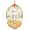 Клетка для птиц круглая, золото, 480*765мм