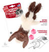 Gigwi Игрушка для собак Шкурка зайца со сменными пищалками 47см, серия PLUSH FRIENDZ