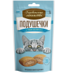 Деревенские лакомства для кошек Подушечки с пюре (лосось) 30 гр
