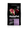 AlphaPet сухой корм  для взрослых собак средних пород с чувствительным пищеварением, с бараниной,2кг