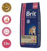 Brit Premium Корм сухой для щенков крупных и гигантских пород (курица), 15кг