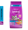 Whiskas Корм сухой для кошек (лосось), 5кг