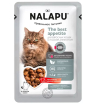 Nalapu The Best Appetite влажный корм для кошек с плохим аппетитом, соус  (телятина, куриные сердечки) 77гр