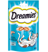 Dreamies Лакомые подушечки для кошек (лосось), 60г