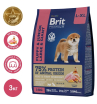 Brit Premium Корм сухой для щенков крупных и гигантских пород (курица), 3кг