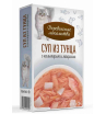 Деревенские лакомства Суп из тунца с кальмаром и макрелью (упаковка 4 шт, 35г)