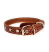 516830 Ошейник кожаный Хампо, ш 30, обх 45-60
