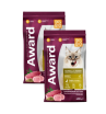 Award Cat Hairball & Indoor Сухой корм для выведения шерсти у домашних кошек (Утка, индейка), 400 г х 2 шт