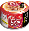 INABA ЧАО ТОРОМИ консерва для кошек куриное филе, тунец Магуро, кацуобуси 80гр
