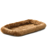 Лежанка MidWest Pet Bed для собак и кошек меховая, коричневая, 55х33 см