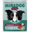 Мираторг Miradog сухой корм  для собак взрослых средних и крупных пород, с говядиной,2кг