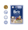 Brit Premium Пауч для щенков всех пород (Телятина в соусе)